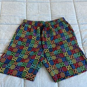 Gucci silk like shorts